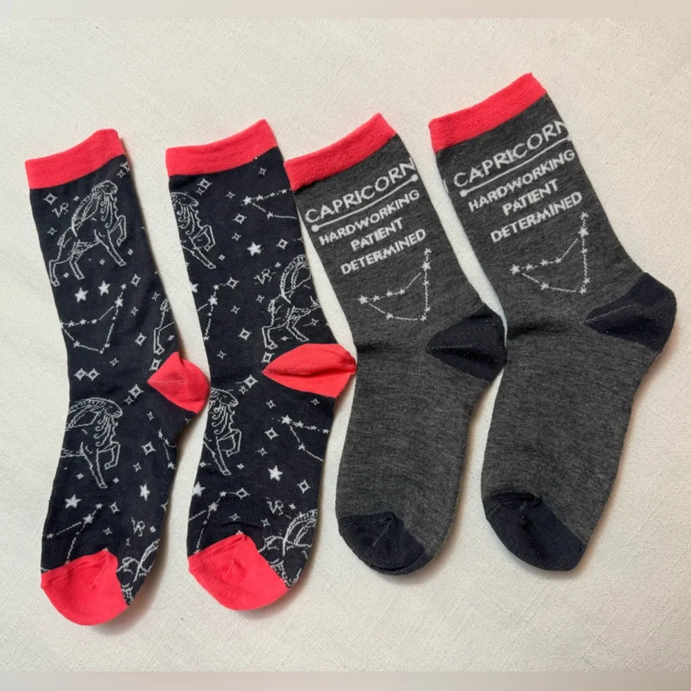 NWOT 2 Pair of Capricorn Socks | Women’s Size 7-9 ♑️
